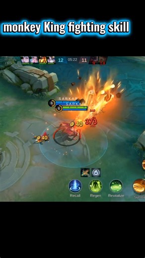 Monkey King in full mode// #gameplay//#mobalegends5v5