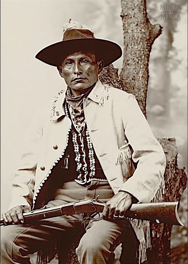 73K views · 5.9K reactions | Apache Chief Naiche. Late 1890s. Original photo by Addison. Animated. | MOSES ON THE MESA | Facebook