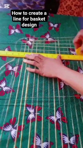 How to create a line for basket design #shortvideo #1millionviews