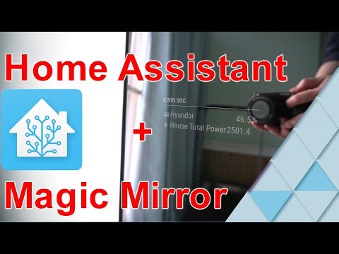 easy way to get Home Assistant entities onto Magic Mirror