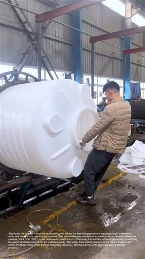Rotational Molding: Manufacturing a Large Plastic Water Tank