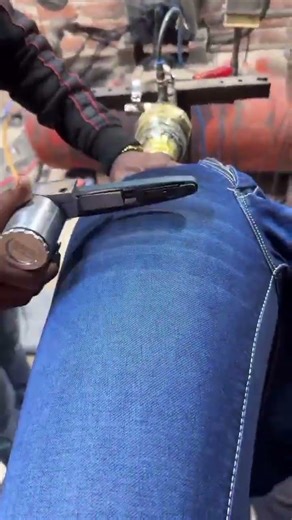 Make a rip in the pants #shorts