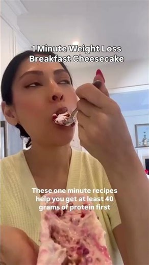 ♥️🎂Follow + Comment “RECIPE” to get a DM with this raspberry breakfast cheesecake recipes + 7 Bonus