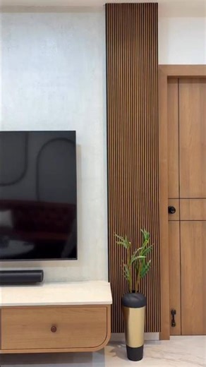 Modern TV Unit Goal! 😍✨ #shorts