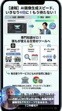 AI画像生成が4倍速に！OpenAIの新ツールで変わる日常