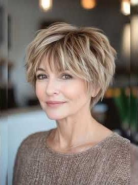 POPULAR SHORT HAIR STYLES FOR WOMEN OVER 60-70💞🌼🌺🍂🍁✨