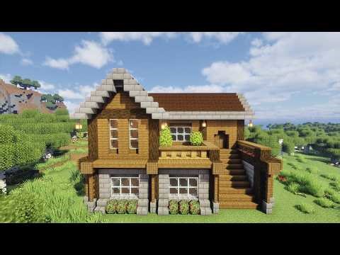 Minecraft:: How to Build a Survival House🏠 [マインクラフト サバイバルハウスの作り方]