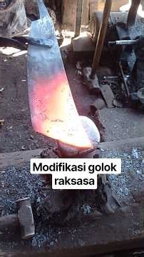 Modifying a giant machete #blacksmith