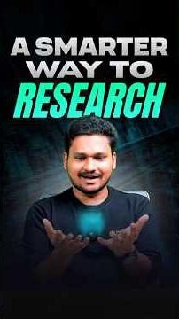 Research Smarter with AI 🤯 #perplexityai #aitools