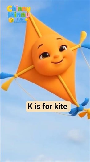#DreamTrackAI k is for kite #abcd #alphabetsong #chinnuandminnu#funlearning