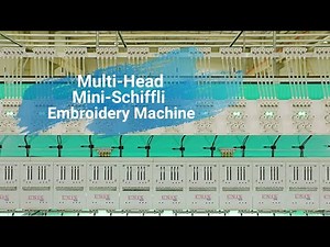 Multi Head Mini Schiffli Embroidery Machine