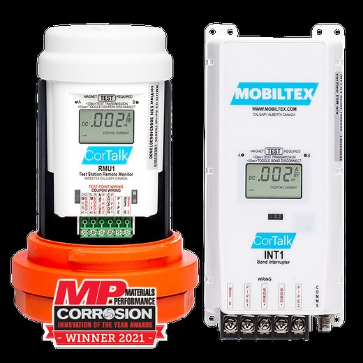CorTalk RMU1 INT1 Test Station Remote Monitoring – Cathodic Protection for Pipelines – MOBILTEX