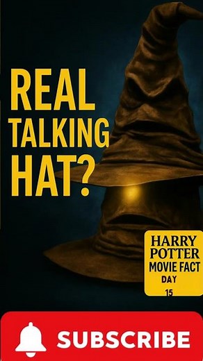 The HARRY POTTER HAT was ALIVE?