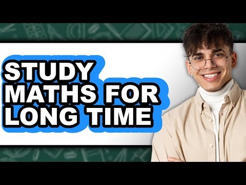 How To Study Maths For Long Time (Only Way)