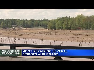 Construction underway for Mid-Michigan bridges following floods