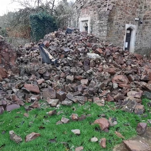 5.7K views · 36 reactions | A castle which has stood for a millennia seeing off plagues and wars, has fallen victim to the British weather | Devon Live | Facebook