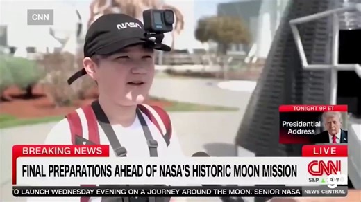 This kid’s response to CNN about the Artemis II launch is the energy America needs right now.