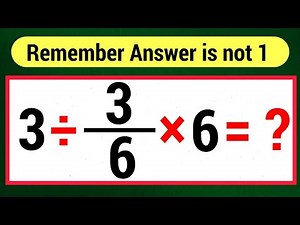 Most people Get This Simple Maths Question Wrong !