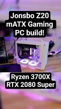 Jonsbo Z20 mATX white Ryzen PC Buiild - Compact Gaming PC!