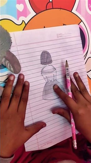 beautiful sweet doll drawing video