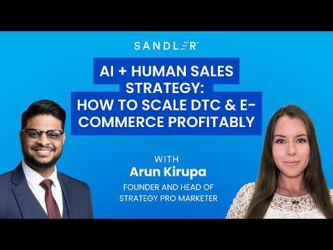 E13 AI + Human Sales Strategy: How to Scale DTC & E-commerce Profitably with Arun Kirupa
