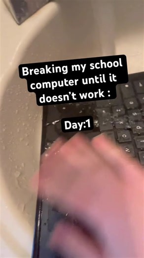 Breaking my school computer ✨✨✨🥹🥹🥹