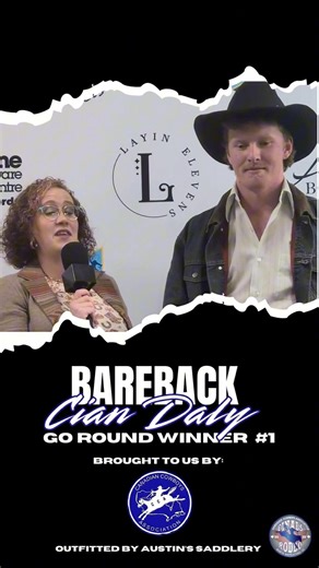 In a thrilling start to the bareback competition, Cian Daly claimed the Go-Round #1 win of the 2025 Canadian Cowboys Association Finals Rodeo with a 75.5-point ride on “City Creek” Canadian Cowboys Association 2024 Bareback Horse of the Year from Prairie Rodeo. The matchup delivered exactly what rodeo fans came to see, power, precision, and heart. With momentum on his side, Daly sets the tone for what promises to be a competitive championship ahead. #championsareloading #canadiancowboys | Canadi