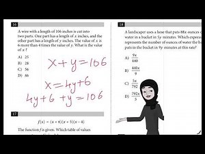 Sat practice test 9 Question 16 module 1 Mathematics
