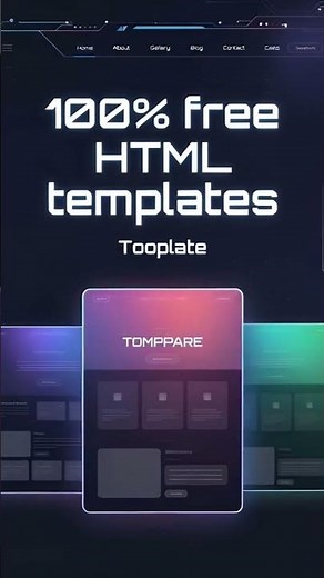 HTML Templates for free download 100% #WebDesign #AIcoding #HTMLtemplates