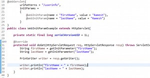 @WebInitParam Annotation Example (Jakarta EE)