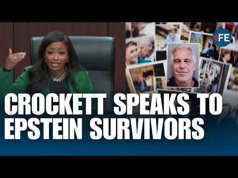 Jasmine Crockett Delivers Emotional Message to Epstein Survivors