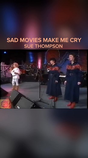 "I remember when we went to see a sad movie one time... I felt like crying so I used the movie as my cover." 🎬 Sue Thompson singing the most relatable heartbreak anthem from the drive-in era. #countrymusic | Harmony Haven