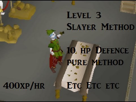 (Low) Slayer Exp Method for Skillers / Any combat pure / 300-400 exp per hour (OSRS)