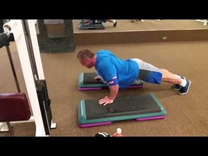 Dip and Stretch Pushup Superset