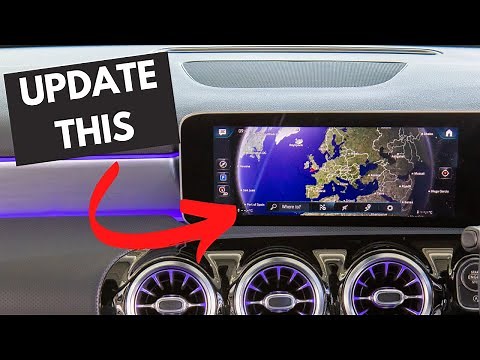 Comment mettre à jour les cartes du navigateur d'une Mercedes ?