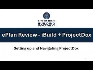 6 - Setting up and Navigating ProjectDox