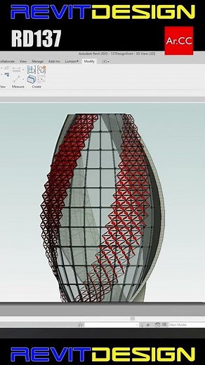 Revit Dynamic Adaptive Panel #Shorts