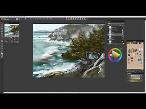 Getting started with fine art landscape painting - Adding Detail
