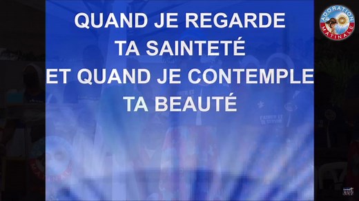 En ce milieu de journée, avec la chantre Sandrine de l'adoration, accompagnée du cœur de l'Adoration Matinale CI , levons notre voix et accordons 5 minutes d'adoration à notre seigneur. | Adoration Matinale CI