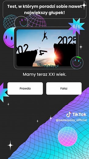 Test, w którym poradzi sobie nawet największy głupek! #testy #quiz #samequizy
