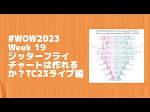 WOW2023 Week 19 Can you create a jitterfly chart? TC23 Live Edition