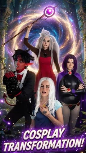"Alastor × Elf Sorceress × Star Butterfly × Raven | Epic Cosplay Transformation!"