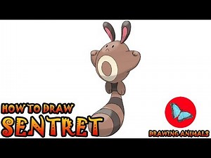 How To Draw Sentret Pokemon | Drawing Animals