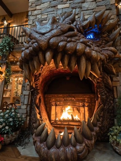 Wow!!! #dragons #ecstaticdesigns #ilovedragons #dragonfireplace | Ecstatic Designs