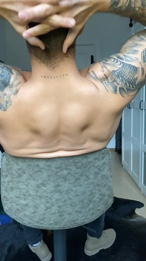 Should I get my back inked as well? #inked #inkedmen #backtattoo #tattoed