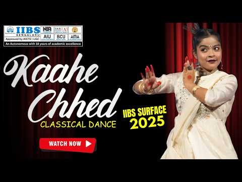Classical Solo Dance Performance | MBA College Fest Surface 2025 | IIBS Bangalore