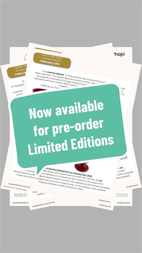 New Limited Editions Fenton Art Glass Available for Preorder