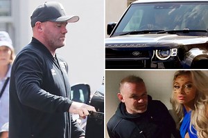 Wayne Rooney picks up Land Rover he left to go clubbing with party girls