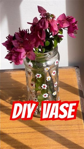 DIY Glass Jar Vase 🌸 | Waste to Best Idea | Easy Home Decor Craft ✨