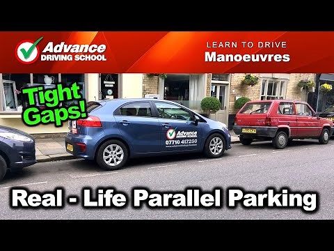 Real-Life Parallel Parking | Learn to drive: Manoeuvres